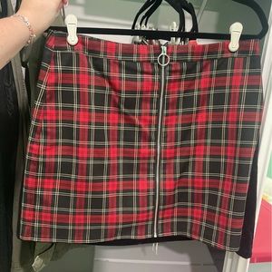 Plaid skirt